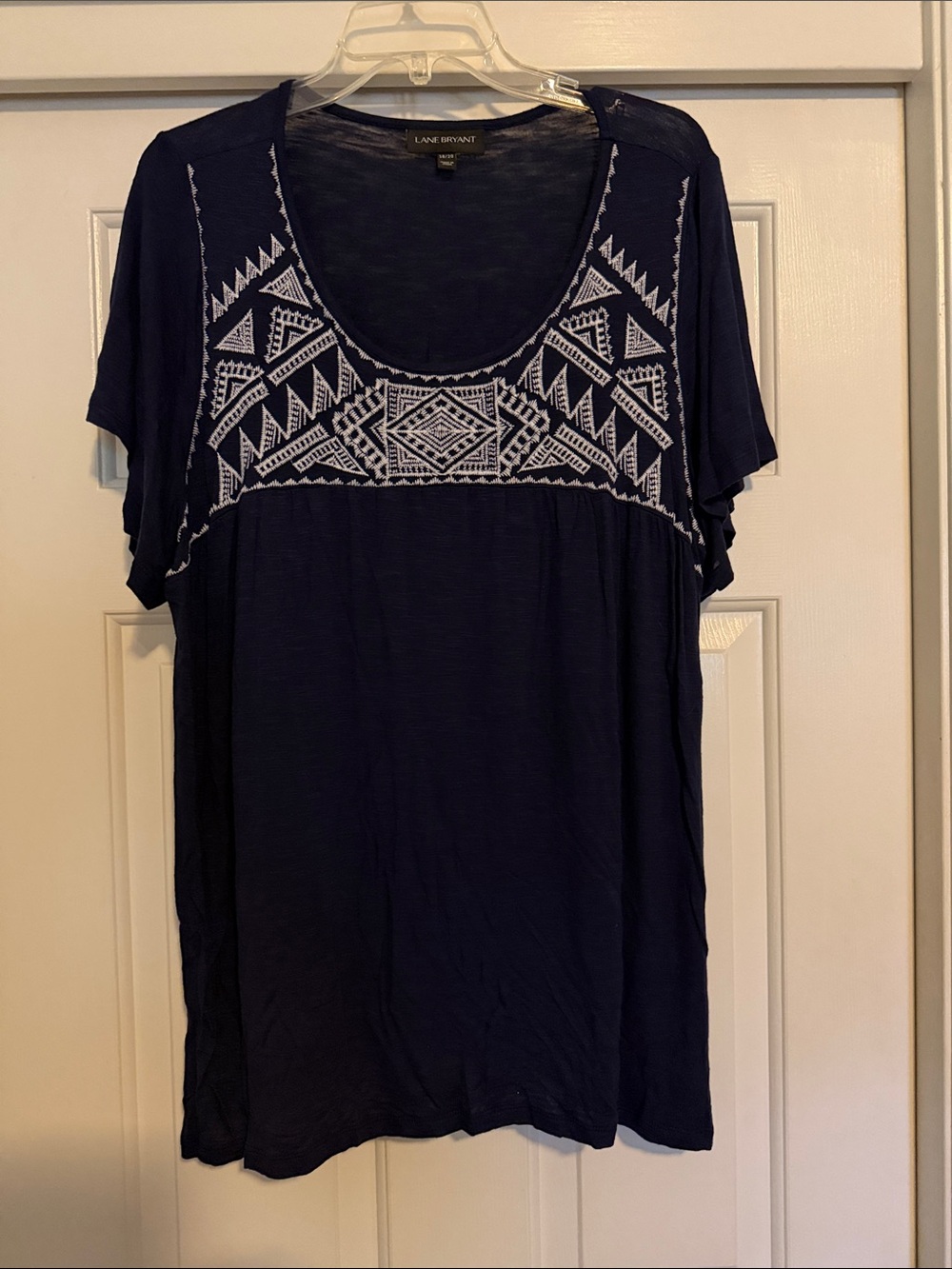 Lane Bryant 18-20 Short-Sleeve Top